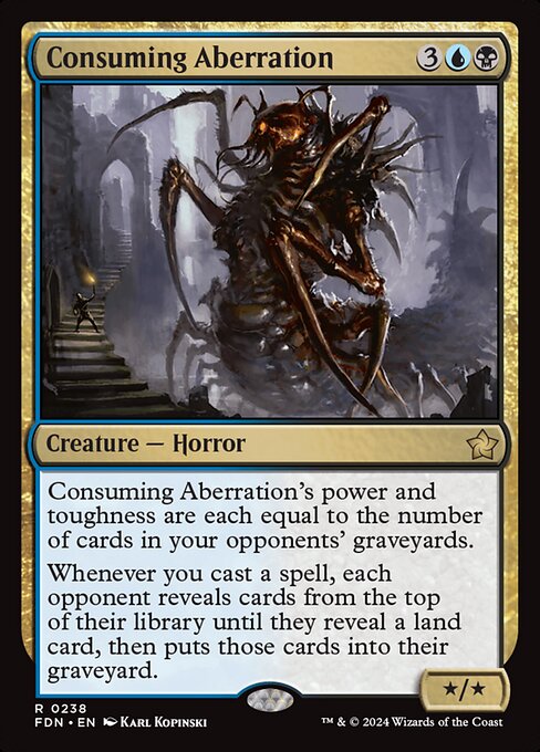 Consuming Aberration FDN-238 Rare Near Mint Englisch Foil