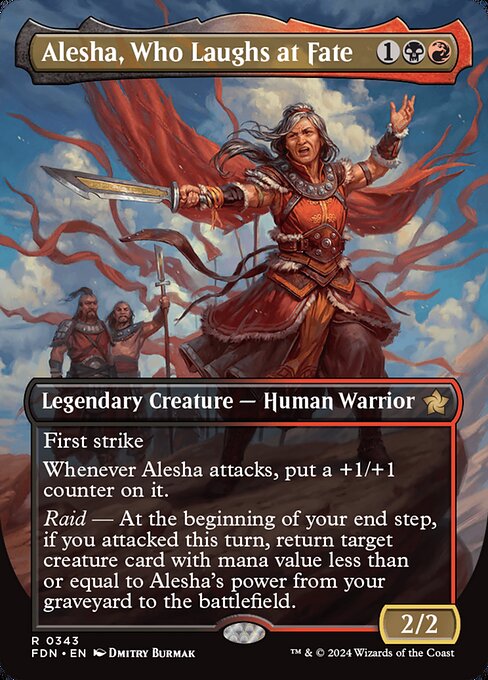 Alesha, Who Laughs at Fate XFDN-343 Rare Near Mint Englisch