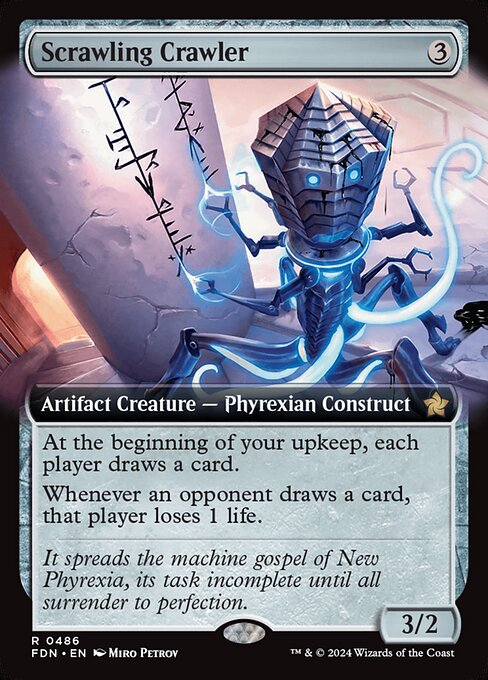 Scrawling Crawler XFDN-486 Rare Excellent Englisch