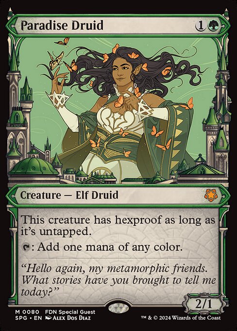Paradise Druid SPG-80 Mythic Near Mint Englisch Foil