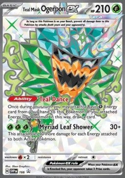 Teal Mask Ogerpon ex SVP-166 Promo Good Englisch