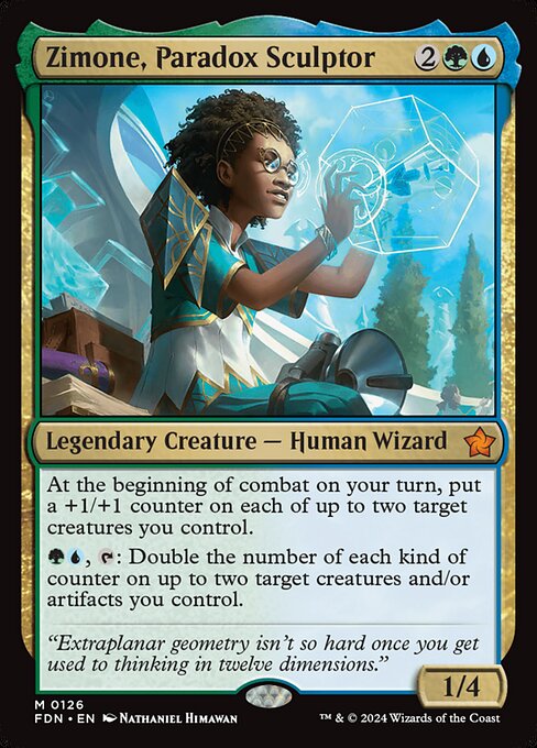 Zimone, Paradox Sculptor FDN-126 Mythic Near Mint Englisch