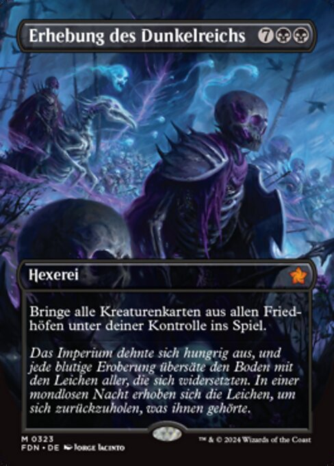 Erhebung des Dunkelreichs (V.1) XFDN-323 Mythic Near Mint Deutsch Foil
