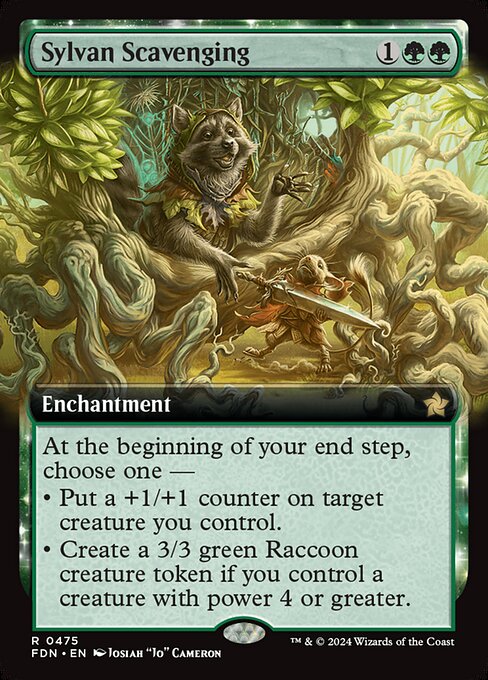 Sylvan Scavenging XFDN-475 Rare Near Mint Englisch Foil