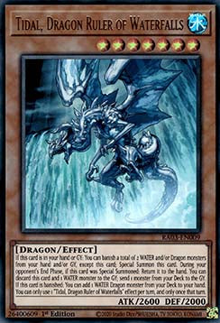 Tidal, Drachenherrscher der Wasserfälle (V.2) RA03-009 Ultra Rare Near Mint Deutsch 1. Auflage