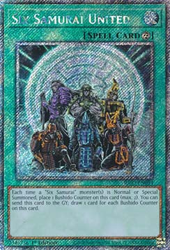 Sechs Samurai vereint (V.4) RA03-054 Platinum Secret Rare Near Mint Deutsch 1. Auflage
