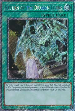Rückkehr der Drachenherren (V.4) RA03-060 Platinum Secret Rare Near Mint Deutsch 1. Auflage