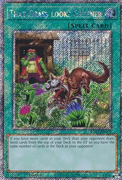 Nachbars Gras ist grüner (V.4) RA03-063 Platinum Secret Rare Near Mint Deutsch 1. Auflage