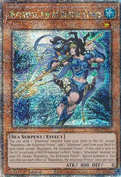 Neptabyss, the Atlantean Prince RA03-013 Quarter Century Secret Rare Excellent Englisch 1. Auflage