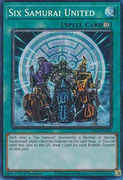 Sechs Samurai vereint (V.6) RA03-054 Collectors Rare Near Mint Deutsch 1. Auflage