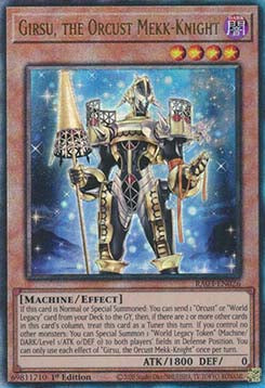 Girsu, der Orcust-Mekk-Ritter (V.7) RA03-026 Ultimate Rare Near Mint Deutsch 1. Auflage