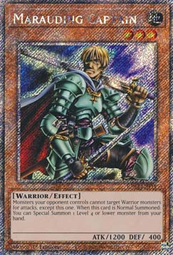 Plündernder Hauptmann (V.1) RA03-118 Platinum Secret Rare Near Mint Deutsch 1. Auflage
