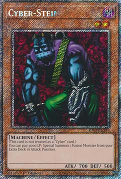 Cyber-Stein (V.1) RA03-146 Platinum Secret Rare Near Mint Deutsch 1. Auflage