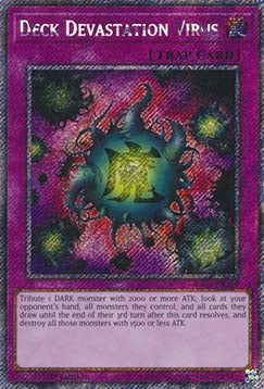 Deckverwüstungsvirus (V.1) RA03-150 Platinum Secret Rare Near Mint Deutsch 1. Auflage