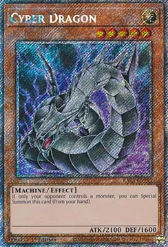 Cyber Drache (V.1) RA03-155 Platinum Secret Rare Near Mint Deutsch 1. Auflage