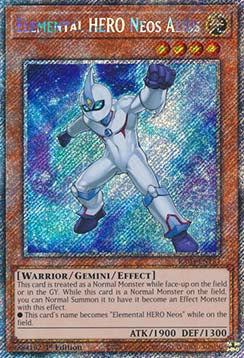 Elementar-HELD Another Neos (V.1) RA03-184 Platinum Secret Rare Near Mint Deutsch 1. Auflage