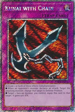 Kunai mit Kette (V.1) RA03-204 Platinum Secret Rare Near Mint Deutsch 1. Auflage