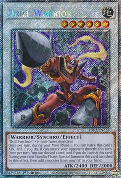 Bohrkrieger (V.1) RA03-232 Platinum Secret Rare Near Mint Deutsch 1. Auflage