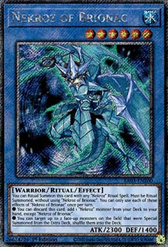 Nekroz von Brionac (V.1) RA03-260 Platinum Secret Rare Near Mint Deutsch 1. Auflage