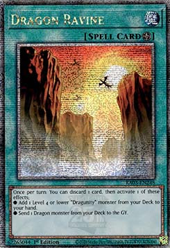 Drachenschlucht (V.2) RA03-248 Quarter Century Secret Rare Near Mint Deutsch 1. Auflage