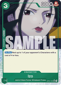 Izo (OP01-033) (V.3) PRB01 Uncommon Near Mint Englisch