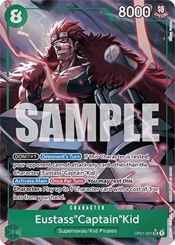 Eustass"Captain"Kid (OP01-051) (V.2) PRB01 Alternate Art Near Mint Englisch