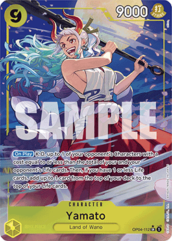 Yamato (OP04-112) (V.2) PRB01 Alternate Art Played Englisch
