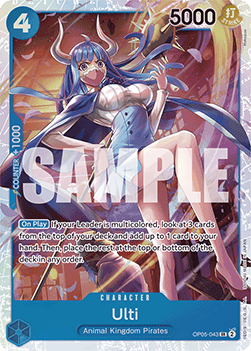 Ulti (OP05-043) (V.1) PRB01 Super Rare Near Mint Englisch