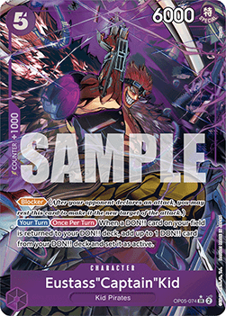 Eustass"Captain"Kid (OP05-074) (V.2) PRB01 Alternate Art Excellent Englisch