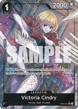 Victoria Cindry (OP06-091) (V.2) PRB01 Uncommon Near Mint Englisch