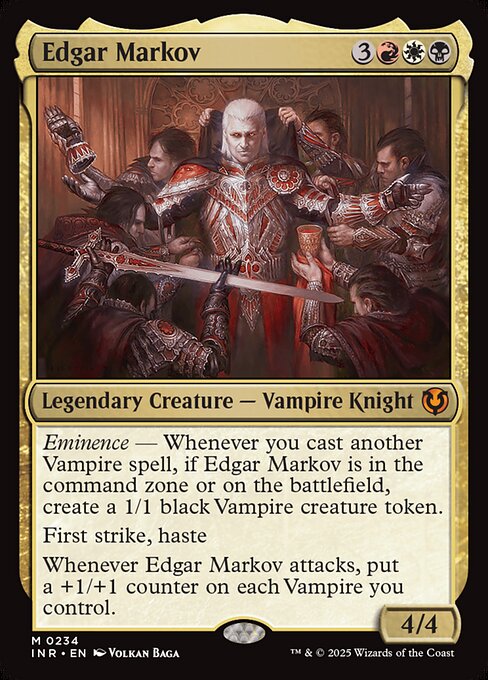 Edgar Markov INR-234 Mythic Excellent Englisch Foil
