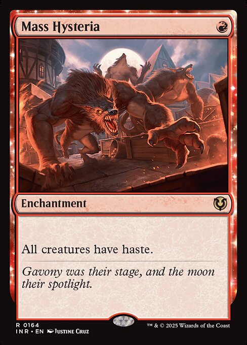 Mass Hysteria INR-164 Rare Excellent Englisch Foil