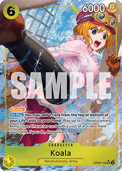 Koala (OP09-103) (V.2) OP09 Alternate Art Near Mint Englisch