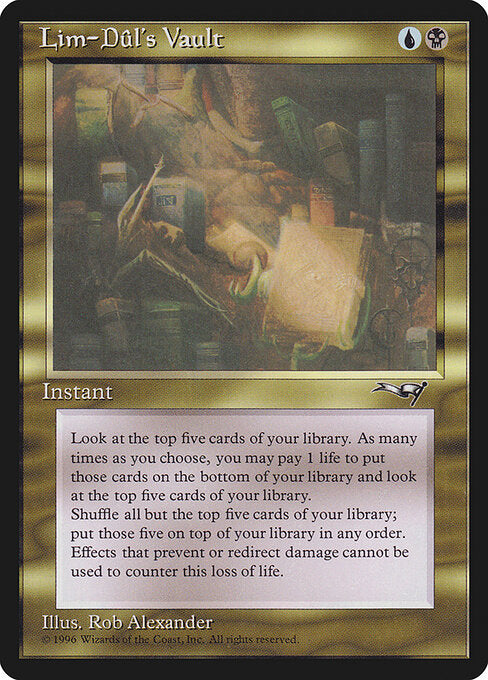 Lim-Dûl's Vault ALL- Uncommon Light Played Englisch