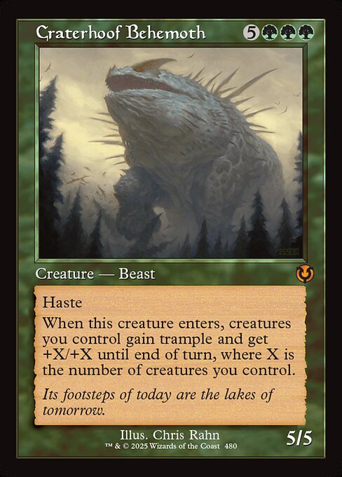 Kraterhuf-Behemoth XINR-480 Mythic Near Mint Englisch