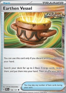 Earthen Vessel PRE-106 Uncommon Near Mint Englisch Reverse Holo