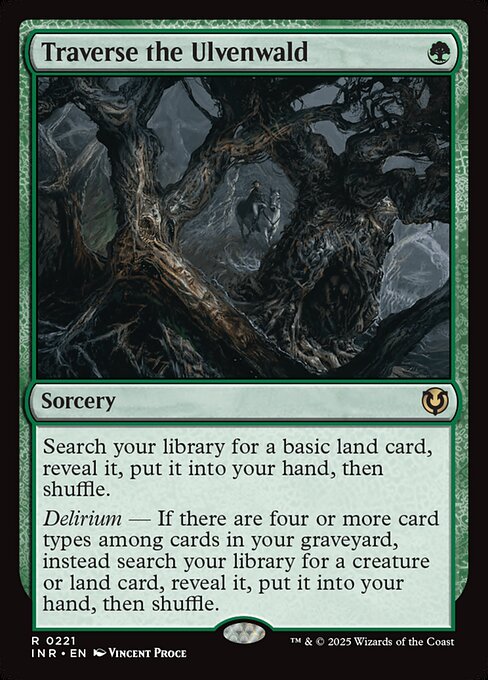 Traverse the Ulvenwald INR-221 Rare Near Mint Englisch Foil