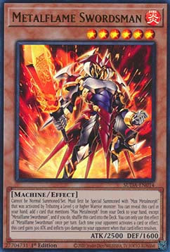 Metallflammen-Schwertkämpfer (V.1) SUDA-014 Ultra Rare Near Mint Deutsch 1. Auflage