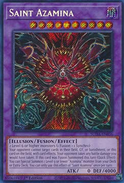 Saint Azamina (V.1) SUDA-EN036 Secret Rare Near Mint Englisch 1. Auflage