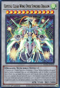 Crystal Clear Wing Over Synchro Dragon SUDA-039 Ultra Rare Near Mint Englisch 1. Auflage