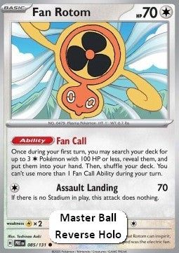 Fan Rotom xPRE-085 Common Near Mint Englisch Reverse Holo