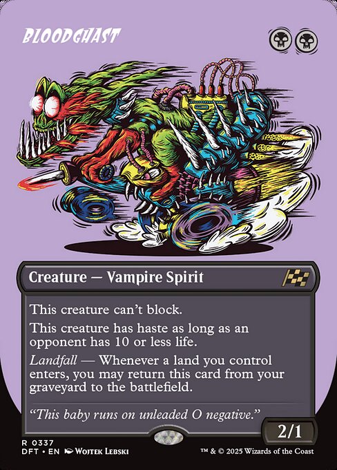 Bloodghast DFTX-337 Rare Near Mint Englisch Foil