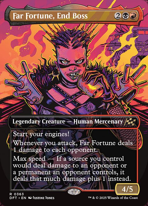 Far Fortune, End Boss DFTX-363 Rare Near Mint Englisch