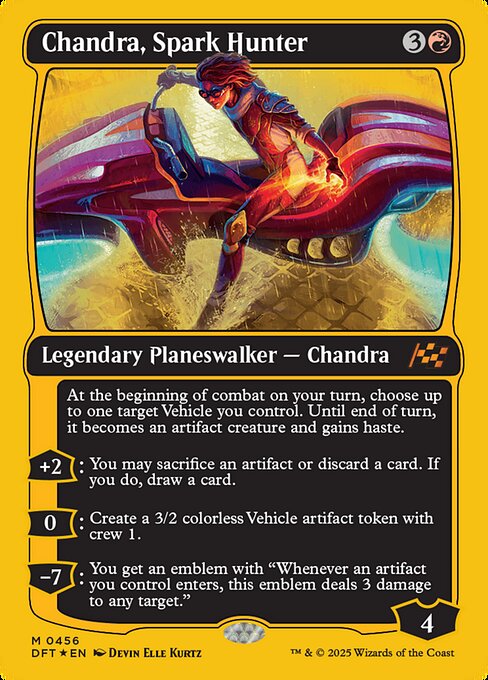 Chandra, Spark Hunter DFTFP-456 Mythic Near Mint Englisch Foil