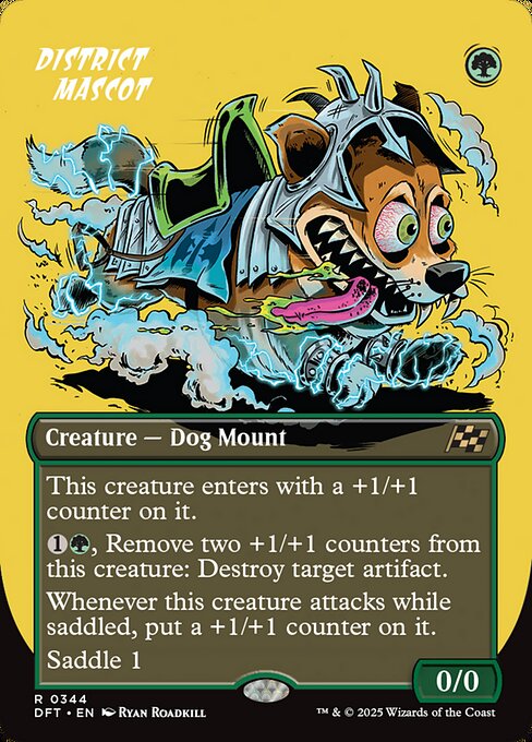 District Mascot DFTX-344 Rare Near Mint Englisch Foil