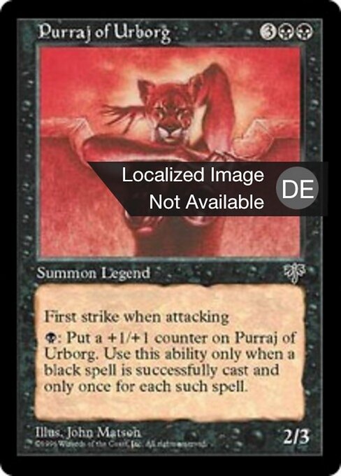 Purraj von Urborg MIR- Rare Excellent Deutsch