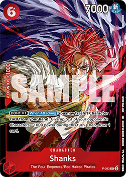 Shanks (P-083) (V.1) P Promo Light Played Englisch
