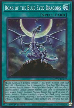 Roar of the Blue-Eyed Dragons SDWD-019 Super Rare Near Mint Englisch 1. Auflage
