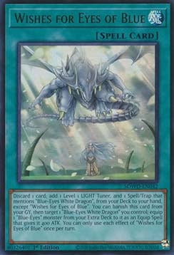 Wunsch nach blauen Augen (V.1) SDWD-042 Ultra Rare Light Played Deutsch