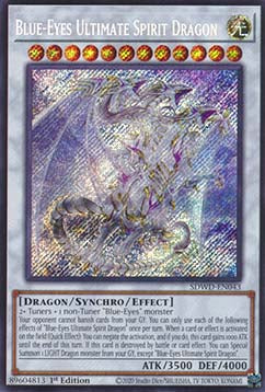 Blue-Eyes Ultimate Spirit Dragon SDWD-043 Secret Rare Near Mint Englisch 1. Auflage